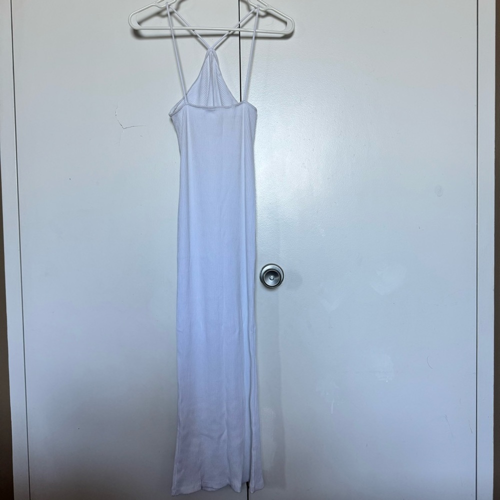 Zara Ribbed Halter Dress